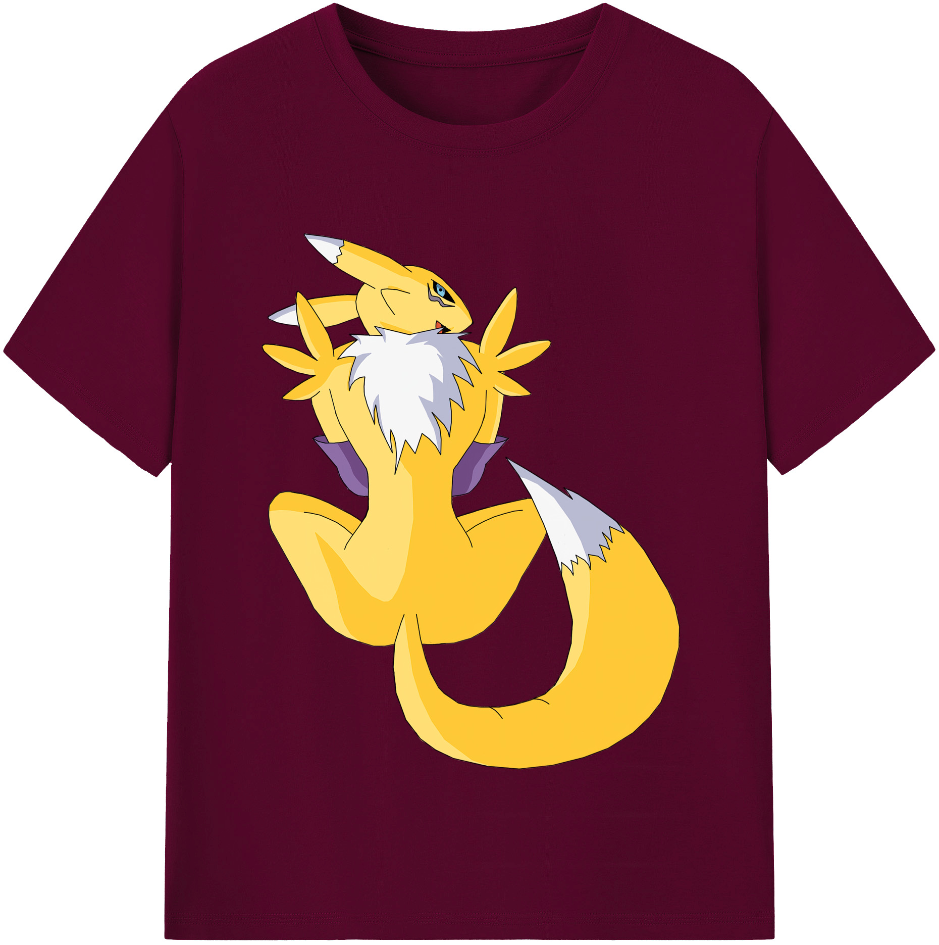 （画像用） Digimon デジタルモンスター/デジモン レディースカジュアルプリントTシャツ（綿100％）
